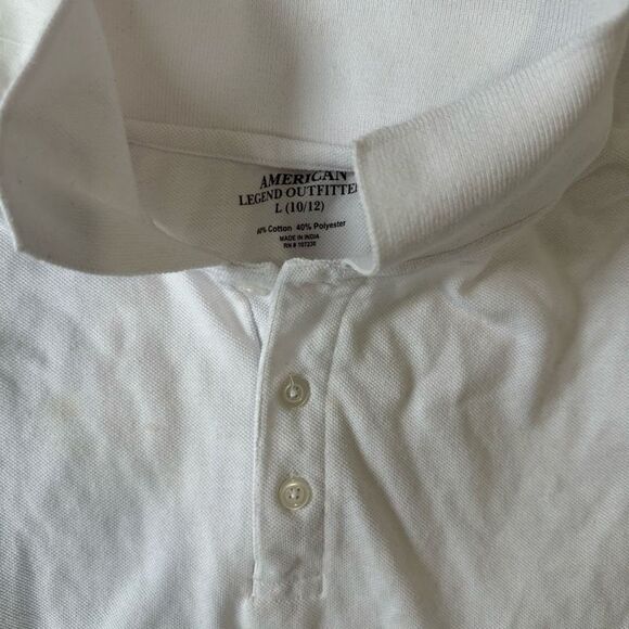 american legend outfitters Boys Polo shirt size 10 - Picture 2 of 2